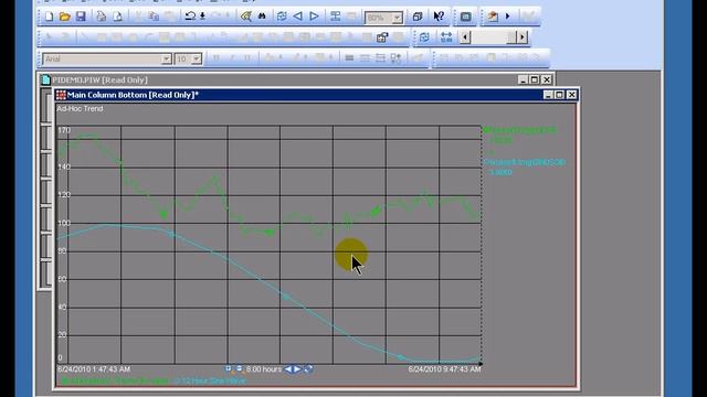 OSIsoft: Expand and reduce a trend in Run mode v3.2 смотреть онлайн