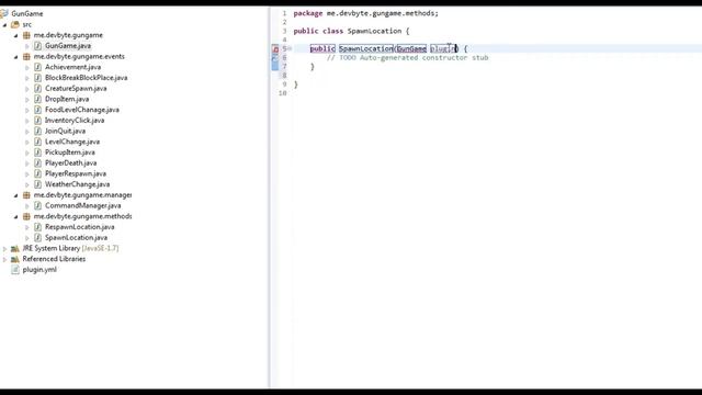 Java Bukkit #3 - GunGame Programmieren смотреть онлайн