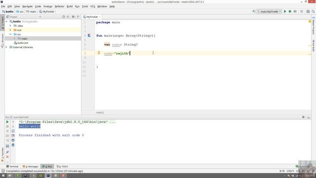 kotlin var and val sinhala tutorial part 3 смотреть онлайн