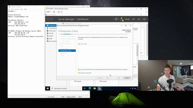 Windows Server 2022: How to Create an Active Directory Domain смотреть онлайн