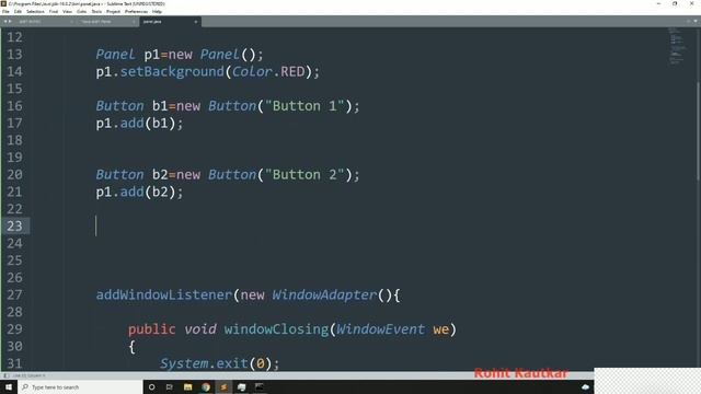 Java AWT Controls | Use of Java AWT Panel with Example | AWT Panel Container in Java | Panel Class смотреть онлайн