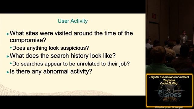 B 01 RegEx for Incident Response Daniel Nutting смотреть онлайн