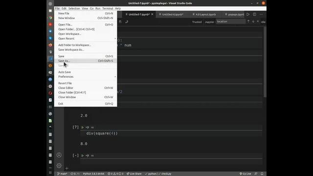 bug visual studio code 1.52.1 will not save ipynb through UI Jan 9, 2021 смотреть онлайн