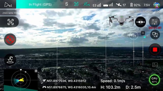 Strong Repair Then Successful Flight in Sports Mode to over 100 Meter Altitude, New Hubsan Zino Min смотреть онлайн