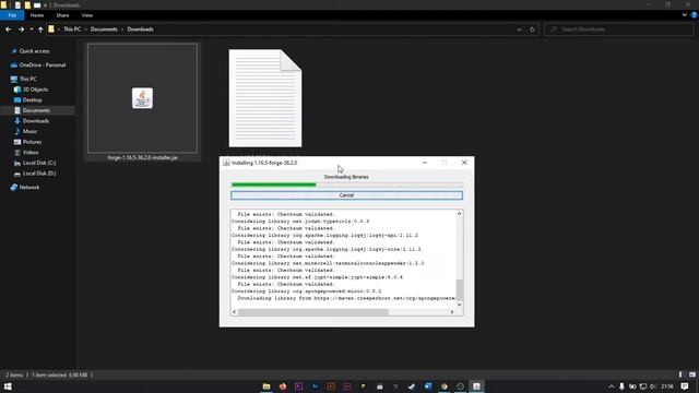Download dan cara install Forge di Minecraft Java 1.16.5 - 2021 смотреть онлайн