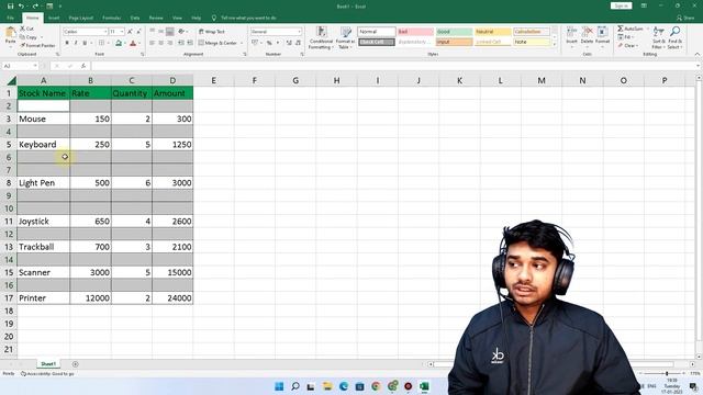 #Excel Trick . Delete Multiple Blank row. смотреть онлайн