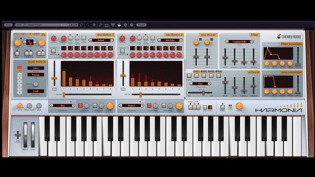 Cherry Audio Harmonia Part 2: Multiple Oscillators, Filter, Effects смотреть онлайн