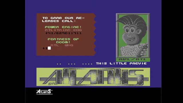 C64 Crack Intro: Atlantis Intro Punk 1993 смотреть онлайн
