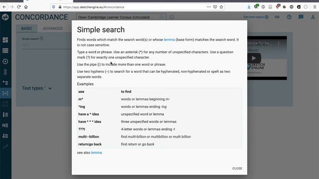 First steps in Sketch Engine смотреть онлайн