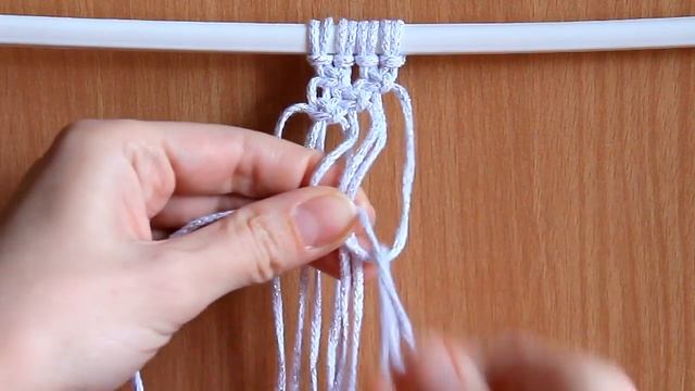 DIY Macrame for Beginners | Macrame Pattern Square Knot | Уроки Макраме для начинающих "Шахматка" смотреть онлайн