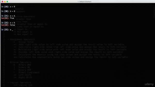 Python full course for beginners; session 8: Comparison Operators смотреть онлайн