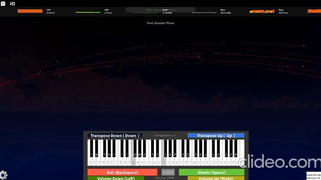 Speed of light on roblox piano (bloodlust part) but better смотреть онлайн