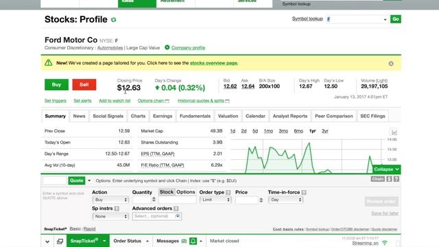 How to buy stock w/ TD Ameritrade (2 min) смотреть онлайн