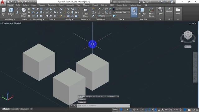 AutoCAD 3D, basic how to use command box, autoCAD#1 смотреть онлайн