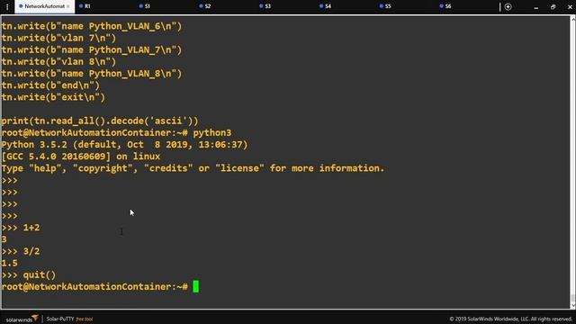 Network Automation using python through Network Automation Container Docker - Part 1 смотреть онлайн