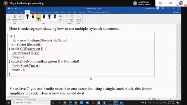 Lecture 17| Exception handling continue.... in java #javase#javase#EIT#keyword#variablesinjava смотреть онлайн