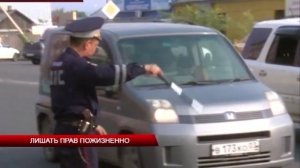 Лишать прав пожизненно