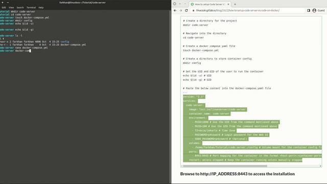 Running Remote VSCode (Visual Studio Code Server) #docker #vscode смотреть онлайн