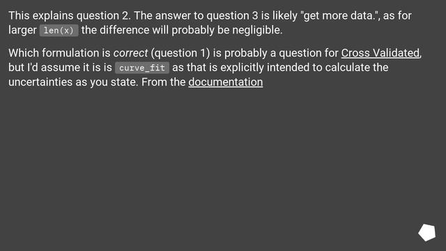 scipy.curve_fit vs. numpy.polyfit different covariance matrices смотреть онлайн