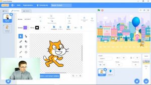 Уроки Scratch  Учим героя отталкиваться от края экрана