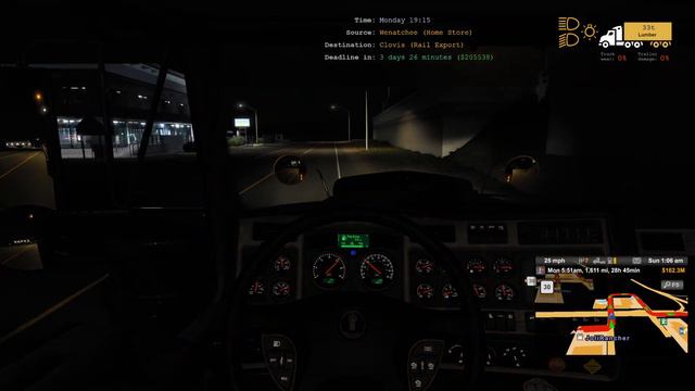 American Truck Simulator - Convoy Night - Kenworth 100 yr Edition W900 смотреть онлайн