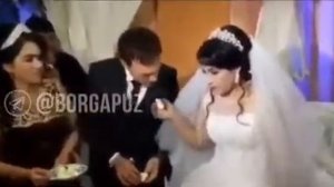 Муж наказал жену за неуважение к нему! Смотреть до конца!!! Дикость! Треш