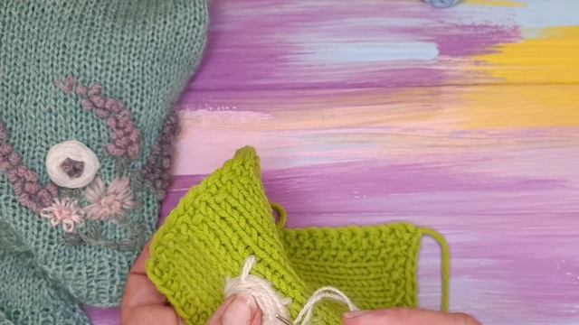 "Магія Вишивки на В'язаному Полотні: Творчість, Краса та Комбінація Мистецтв" смотреть онлайн