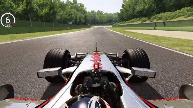 Vodafone Mclaren Mercedes MP4-22 onboard lap смотреть онлайн
