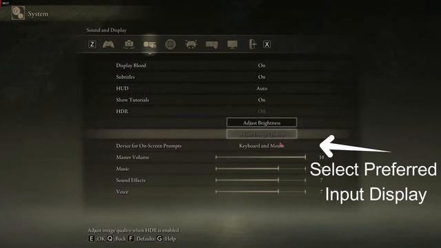 How change Button Prompts Display in Elden Ring PC смотреть онлайн