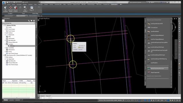 Civil 3D Conditional Subassemblies In Corridors