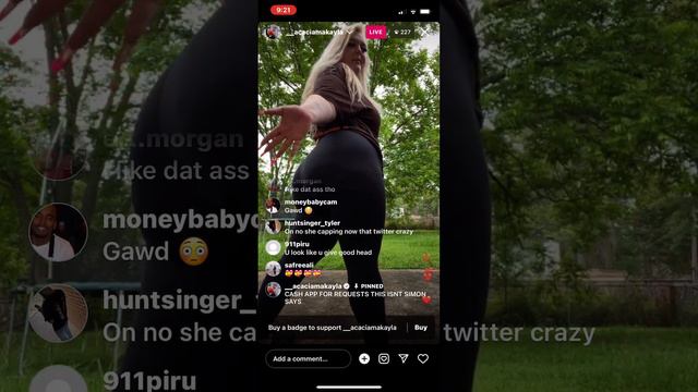 Acacia Makayla Instagram Live (5/24/23) смотреть онлайн