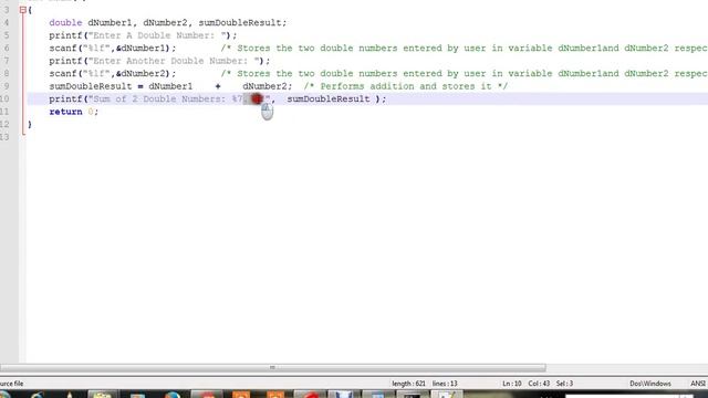 TAMIL C PROGRAM HOW TO ADD TWO DOUBLE NUMBERS DEMO смотреть онлайн