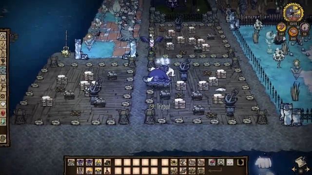 OVERVIEW OF THE MEGA BASE IN DON'T STARVE TOGETHER 1500 DAY!!! смотреть онлайн