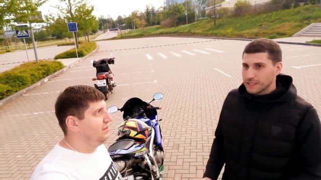 Немного о Honda CBR 600 RR брат разрешил катнуть смотреть онлайн