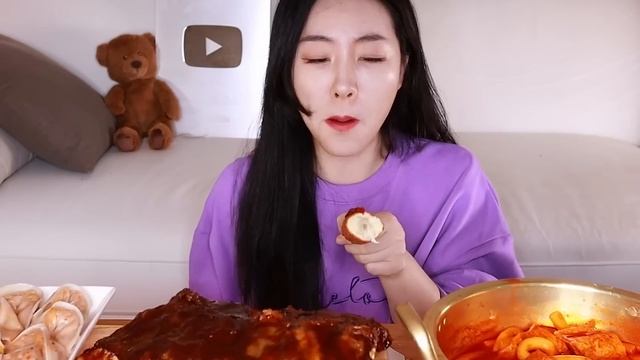 개이득 먹방✨이거다 반값 시롸? 떡볶이ㅣ폭립ㅣ마라탕ㅣ핫도그ㅣ만두ㅣ오돌뼈ㅣ먹방  마감할인 어플 