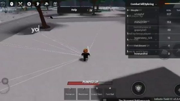 OP Script The Strongest Battlegrounds Void kill