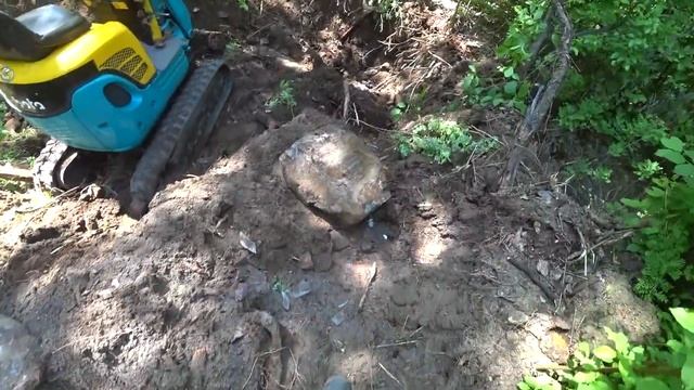 Я ОФИГЕЛ! ЗАВЁЛ ЭКСКАВАТОР И РАБОТА ПОПЕРЛА!!  ЗАРАБОТОК В ДЕРЕВНЕ НА ЭКСКАВАТОРЕ!