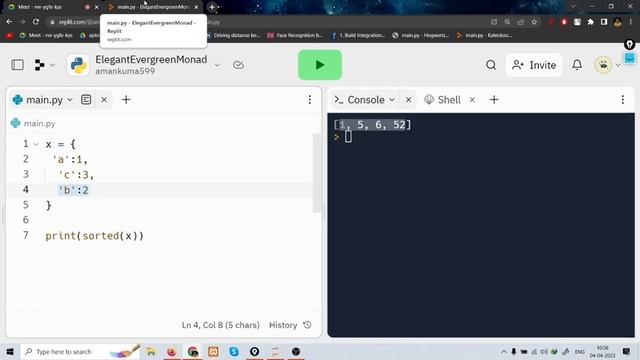 #Lec - 8 || Dict in python || Questions in dict смотреть онлайн