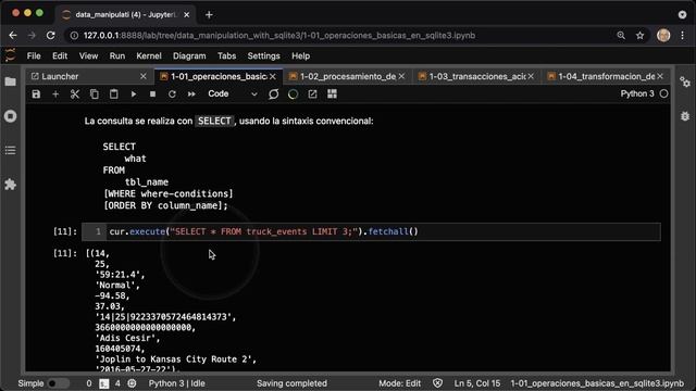 SQLite Ep 01 | Gestión de datos en SQLite3: Operaciones básicas смотреть онлайн