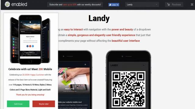 Landy | Mobile & Tablet Responsive Template | Themeforest Download смотреть онлайн