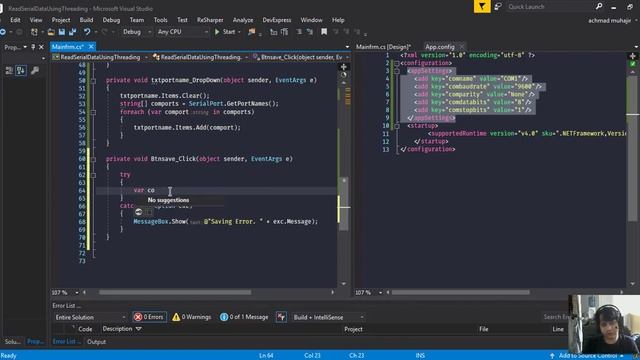 C# - Serial Read Write Using Threading (Part 2) смотреть онлайн