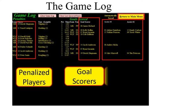 Game Log смотреть онлайн
