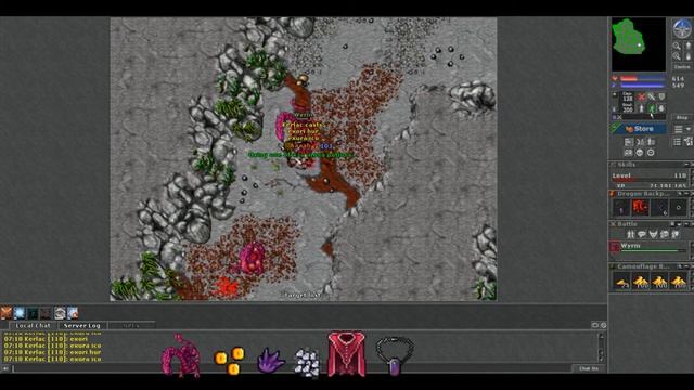 [Tibia] Hunt Knight level 90+ (Wyrm + Energy Elemental) смотреть онлайн