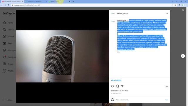 How to Share Instagram Posts to WordPress - Instagram WordPress Integration смотреть онлайн