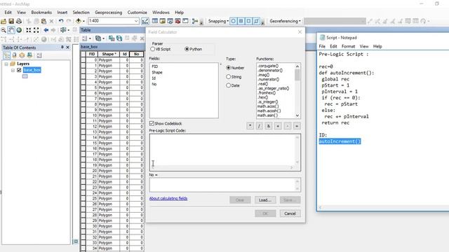 ArcGIS Tutorial : Sequentially update your attribute table with python смотреть онлайн