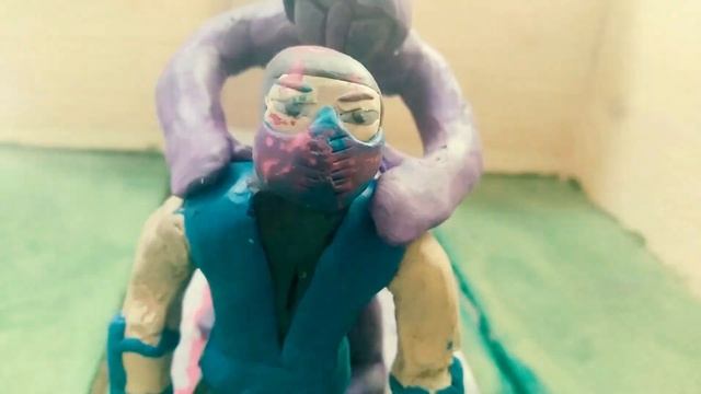 MKII Sub zero vs Noob Saibot(Stop motion/пластилиновая анимация)1/4 смотреть онлайн