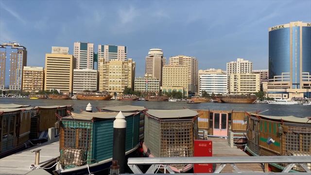 Дубай. Прогулка по району Бур Дубая. смотреть онлайн