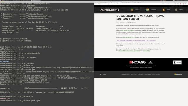 Hosting a Minecraft Server on Linux - Beginner Friendly смотреть онлайн