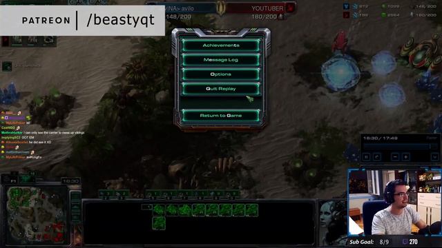 StarCraft 2: Killing Avilo's Base With Cannons?! смотреть онлайн