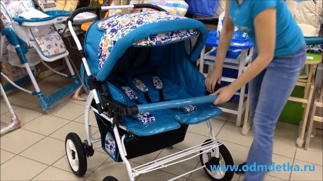 Коляска-трансформер для двойни 